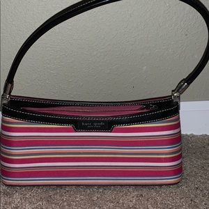 Kate Spade Pink Striped Purse